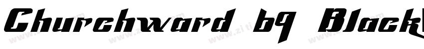 Churchward 69 Black字体转换